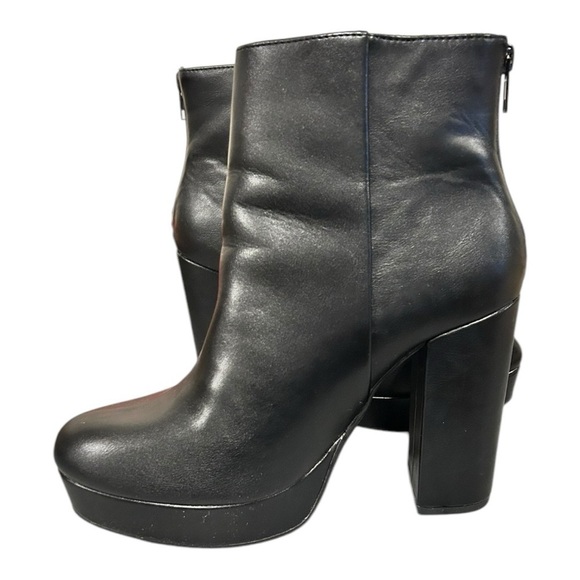 Y•not? Chunky Platform Ankle Boots Heels Size 9.5 VGC - Picture 4 of 10